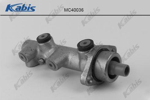 KABIS MC40036 - Galvenais bremžu cilindrs www.autospares.lv