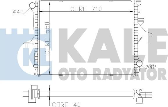 KALE OTO RADYATÖR 367900 - Radiators, Motora dzesēšanas sistēma www.autospares.lv