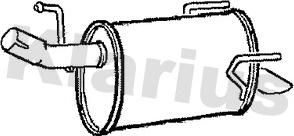 Klarius 210785 - Izplūdes gāzu trokšņa slāpētājs (pēdējais) www.autospares.lv