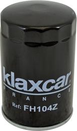 Klaxcar France FH104z - Eļļas filtrs www.autospares.lv