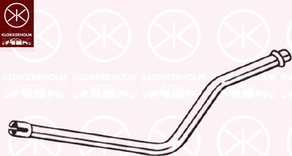 Klokkerholm 55018651 - Izplūdes caurule www.autospares.lv