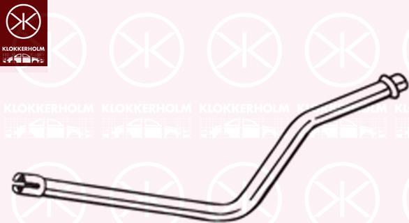 Klokkerholm 800-527 - Izplūdes caurule www.autospares.lv