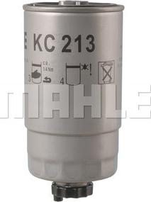 KNECHT KC 213 - Degvielas filtrs www.autospares.lv