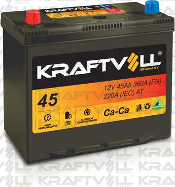 KRAFTVOLL GERMANY 18010004 - Startera akumulatoru baterija www.autospares.lv