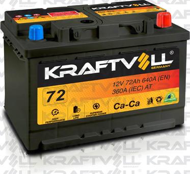KRAFTVOLL GERMANY 18010012 - Startera akumulatoru baterija www.autospares.lv