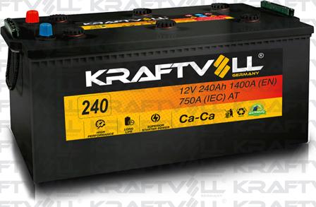 KRAFTVOLL GERMANY 18020009 - Startera akumulatoru baterija www.autospares.lv