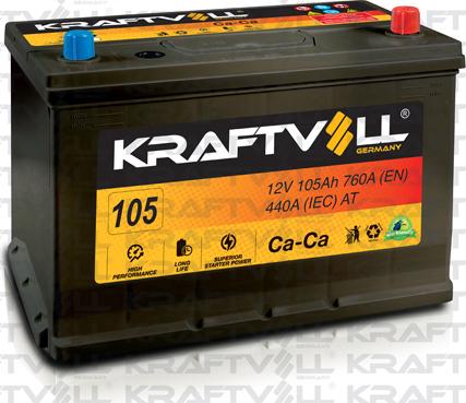 KRAFTVOLL GERMANY 18020001 - Startera akumulatoru baterija www.autospares.lv