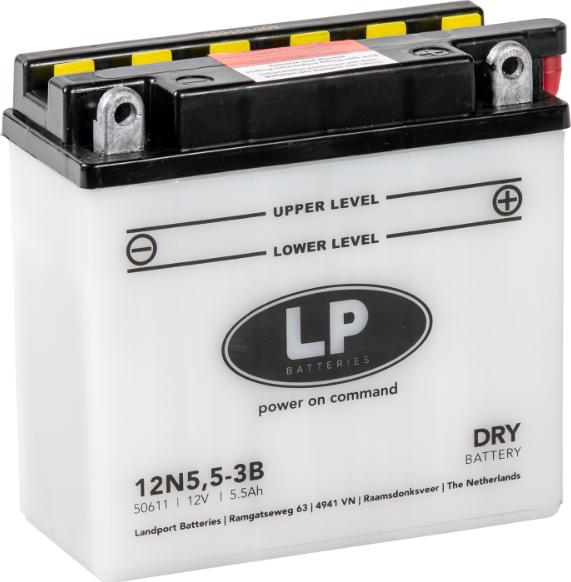 LandportBV MD 12N5,5-3B - Startera akumulatoru baterija www.autospares.lv