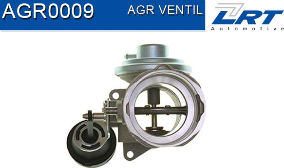 LRT AGR0009 - Izpl. gāzu recirkulācijas vārsts www.autospares.lv