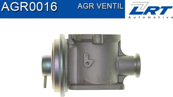 LRT AGR0016 - Izpl. gāzu recirkulācijas vārsts www.autospares.lv