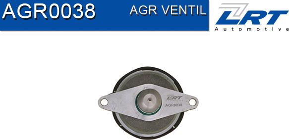 LRT AGR0038 - Izpl. gāzu recirkulācijas vārsts www.autospares.lv