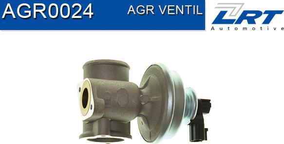 LRT AGR0024 - Izpl. gāzu recirkulācijas vārsts www.autospares.lv