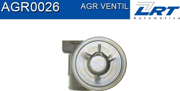 LRT AGR0026 - Izpl. gāzu recirkulācijas vārsts www.autospares.lv