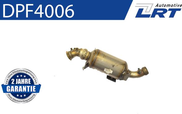 LRT DPF4006 - Nosēdumu / Daļiņu filtrs, Izplūdes gāzu sistēma www.autospares.lv