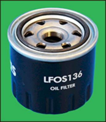 Lucas Filters LFOS136 - Eļļas filtrs www.autospares.lv
