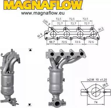 Magnaflow 64102 - Katalizators www.autospares.lv