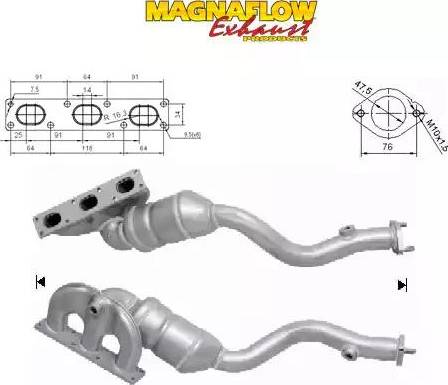 Magnaflow 60603 - Katalizators www.autospares.lv