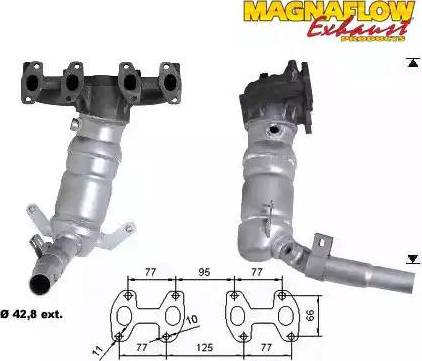 Magnaflow 71811 - Katalizators www.autospares.lv
