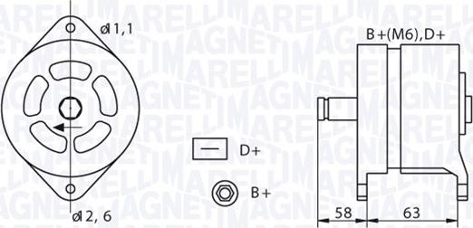 Magneti Marelli 063320049010 - Ģenerators www.autospares.lv