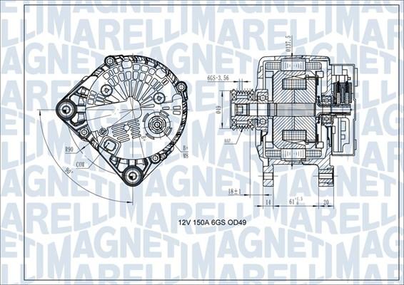Magneti Marelli 063731618410 - Ģenerators www.autospares.lv