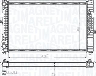 Magneti Marelli 350213712000 - Radiators, Motora dzesēšanas sistēma www.autospares.lv