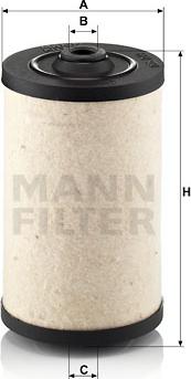 Mann-Filter BFU 900 x - Degvielas filtrs www.autospares.lv