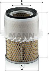 Mann-Filter C 16 181 - Gaisa filtrs www.autospares.lv