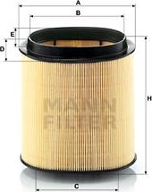 Mann-Filter C 1869 - Gaisa filtrs www.autospares.lv