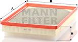 Mann-Filter C 36 172 - Gaisa filtrs www.autospares.lv