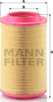Mann-Filter C 25 860/6 - Gaisa filtrs www.autospares.lv