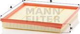 Mann-Filter C 28 125 - Gaisa filtrs www.autospares.lv