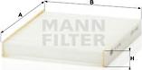Mann-Filter CU 16 001 - Filtrs, Salona telpas gaiss www.autospares.lv