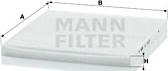 Mann-Filter CU 2435 - Filtrs, Salona telpas gaiss www.autospares.lv