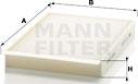 Mann-Filter CU 25 002 - Filtrs, Salona telpas gaiss www.autospares.lv