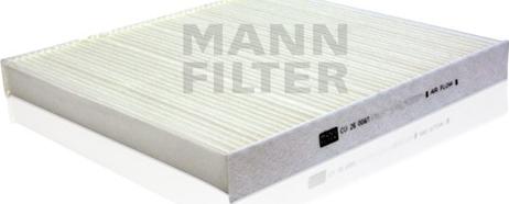 Mann-Filter CU 26 009/1 - Filtrs, Salona telpas gaiss www.autospares.lv