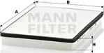 Mann-Filter CU 2672 - Filtrs, Salona telpas gaiss www.autospares.lv