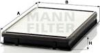Mann-Filter CU 2861 - Filtrs, Salona telpas gaiss www.autospares.lv