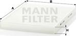 Mann-Filter CU 2882 - Filtrs, Salona telpas gaiss www.autospares.lv