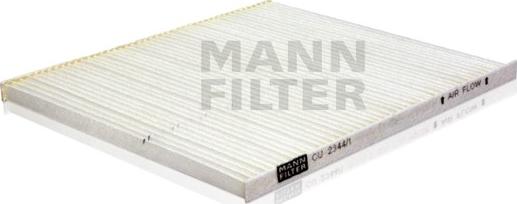 Mann-Filter CU 2344/1 - Filtrs, Salona telpas gaiss www.autospares.lv