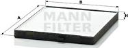 Mann-Filter CU 2330 - Filtrs, Salona telpas gaiss www.autospares.lv