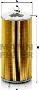 Mann-Filter H 12 110/3 - Eļļas filtrs www.autospares.lv