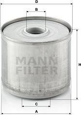 Mann-Filter P 917/1 x - Degvielas filtrs www.autospares.lv