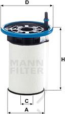 Mann-Filter PU 7005 - Degvielas filtrs www.autospares.lv