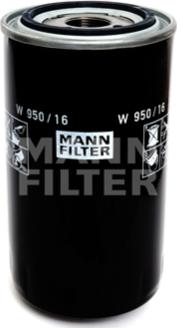 Mann-Filter W 950/16 - Eļļas filtrs www.autospares.lv