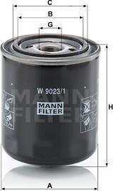 Mann-Filter W 9023/1 - Hidrofiltrs, Automātiskā pārnesumkārba www.autospares.lv