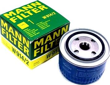 Mann-Filter W 914/2 (10) - Eļļas filtrs www.autospares.lv