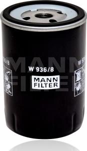 Mann-Filter W 936/8 - Eļļas filtrs www.autospares.lv