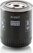 Mann-Filter W 930/7 - Eļļas filtrs www.autospares.lv