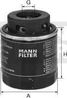 Mann-Filter W 712/91 - Eļļas filtrs www.autospares.lv