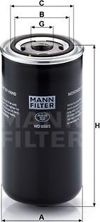 Mann-Filter WD 950/3 - Eļļas filtrs www.autospares.lv